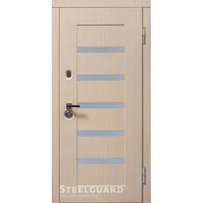 Вхідні Двері Milano Венге Світлий "Steelguard"-0