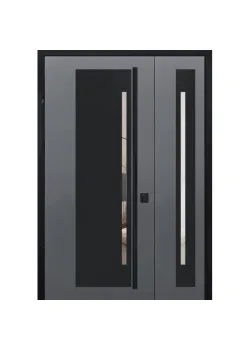 Двері Straj Proof Standard Mottura StarMax DMD1800 1220 Антрацит/білий атлас