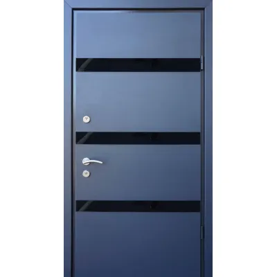 Вхідні Двері Proof SDW Slim SDV Антрацит Straj-0