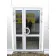 Алюминиевые двери Alulight W76 с фрамугой 3500 x 3000 мм-4-thumb