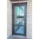 Алюминиевые двери Alulight W76 поворотные с фрамугой 1100 x 2300 мм-4-thumb