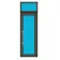 Алюминиевые двери Alulight W76 поворотные с фрамугой 1100 x 2300 мм-4-thumb