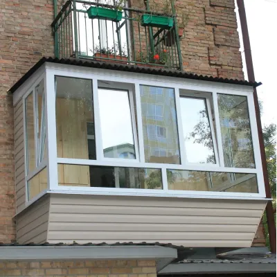 Балкон під ключ з виносом Epsilon, П-подібний-0