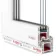 Металлопластиковые двери Glasso 5S полуторные с поворотно-откидной створкой 1200 x 2100 мм-7-thumb