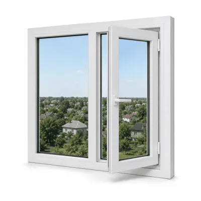 Металопластикове вікно REHAU EURO 60 двостулкове з поворотно-відкидною стулкою 1000 x 1300 мм-0