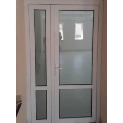 Металопластикові двері REHAU EURO 60 полуторні з поворотно-відкидною створкою 1300 x 2000 мм-8