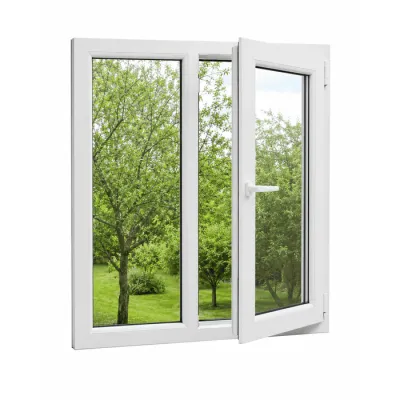 Металлопластиковое окно REHAU EURO 60 двухстворчатое с поворотно-откидной створкой 1200 x 800 мм-0