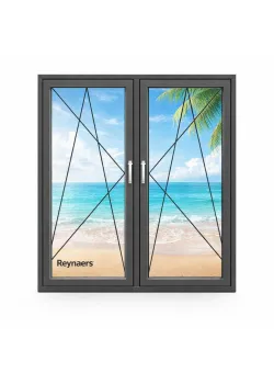 Алюмінієве вікно Reynaers MasterLine 8 HI+ з підвищеною теплоізоляцією поворотно-відкидне 1700*2200 мм