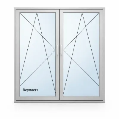 Алюмінієве вікно Reynaers CS 77 з підвищеною теплоізоляцією поворотно-відкидне 1500*1700 мм-0