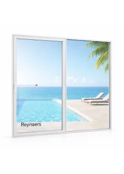 Алюмінієва паралельно розсувна система Reynaers CS 77 з теплоізоляцією 4000*2800 мм