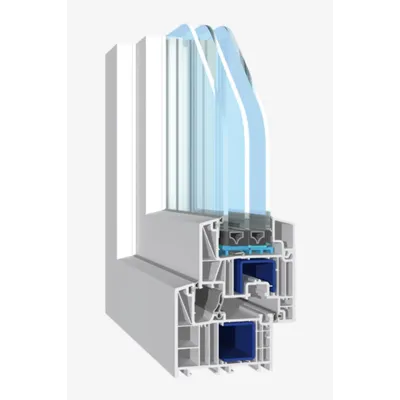 Металопластикові двері Salamander BluEvolution 82 поворотно-відкидні 800 x 2000 мм-1
