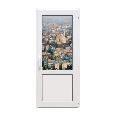 Металлопластиковые двери Salamander StreamLine 76 поворотно-откидные 800 x 2000 мм-0