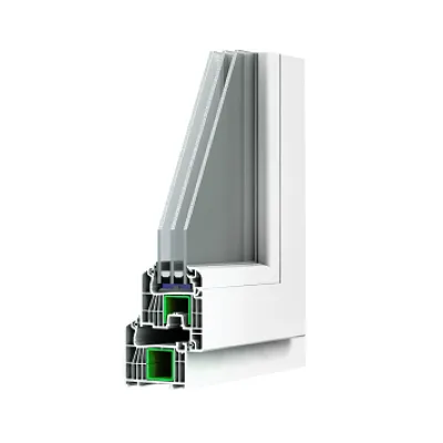 Металопластикові двері Steko S700 800 x 2000 мм-1