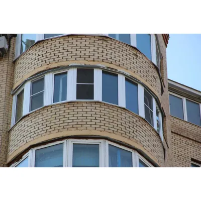 Круглый балкон GLASSO Glasso 7S Тёплое остекление-0