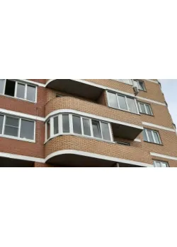 Круглий балкон WDS 76MD Холодне засклення