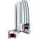 Металлопластиковые двери WHS Halo 60 поворотно-откидные 800 x 2000 мм-8-thumb