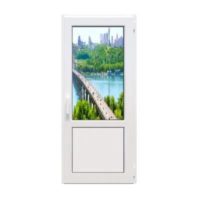 Металлопластиковые двери WHS Halo 60 поворотно-откидные 800 x 2000 мм-0