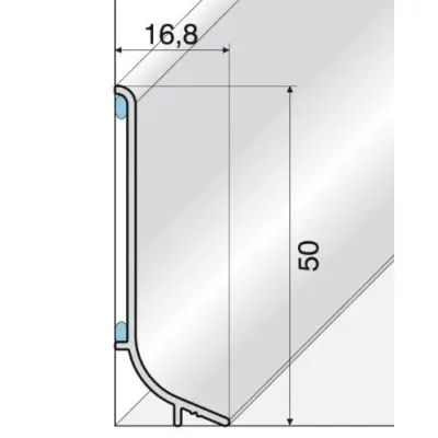 Плинтус Накладного монтажа Multi Effect Q64 17-50-2700-3