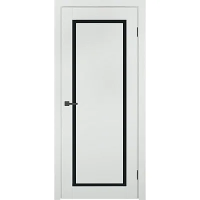 Міжкімнатні Двері Sline R1 BLK SherWood ПВХ плівка-0