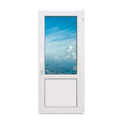 Металлопластиковые двери Veka Softline 82 поворотно-откидные 800 x 2000 мм-0