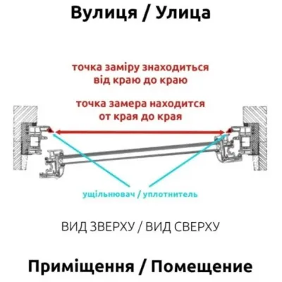 Москітна сітка SITKA 1000-600 мм зовнішня-4