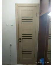 Межкомнатные Двери Leador Doors Sovana Черное стекло ПВХ плёнка