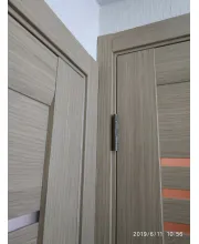 Межкомнатные Двери Leador Doors Sovana Черное стекло ПВХ плёнка