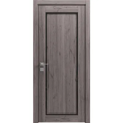 Межкомнатные Двери Rodos Style R Style 1 Черное стекло ПВХ плёнка-1