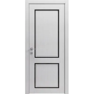Межкомнатные Двери Rodos Style R Style 2 Черное стекло ПВХ плёнка-5