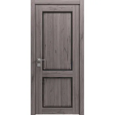 Межкомнатные Двери Rodos Style R Style 2 Черное стекло ПВХ плёнка-0