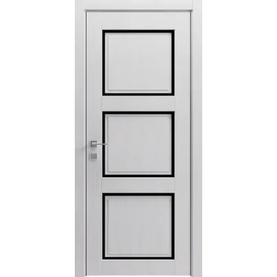 Межкомнатные Двери Rodos Style R Style 3 Черное стекло ПВХ плёнка-2