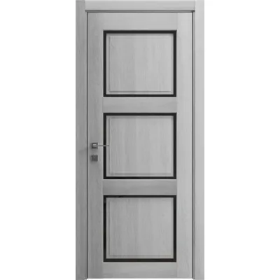 Межкомнатные Двери Rodos Style R Style 3 Черное стекло ПВХ плёнка-0