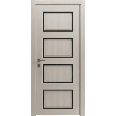Межкомнатные Двери Rodos Style R Style 4 Черное стекло ПВХ плёнка-4