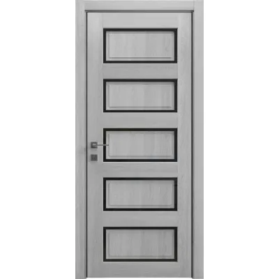 Межкомнатные Двери Rodos Style R Style 5 Черное стекло ПВХ плёнка-4