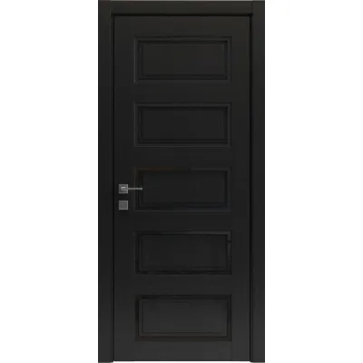 Межкомнатные Двери Rodos Style R Style 5 Черное стекло ПВХ плёнка-5