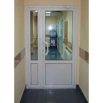 Металлопластиковые балконные двери VEKA Softline поворотно-откидное 1300 x 2200 мм-1