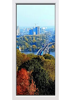 Металлопластиковое окно WDS 5S глухое 1000 x 800 мм