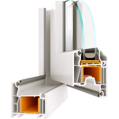 Металлопластиковые двери WDS 5S поворотно-откидные 800 x 2000 мм-1