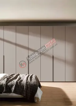 Большой шкаф Комфорт Флекс 3,2м ДСП фасад Тоффи в спальню