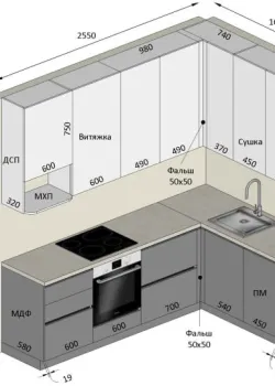 Мебель Вариант Кухни №346 21.01.2026