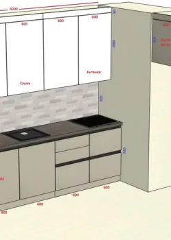 Мебель Вариант Кухни №385 03.03.2026