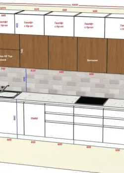 Мебель Вариант Кухни №185 12.11.2024