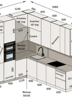 Мебель Вариант Кухни №236 27.01.2025