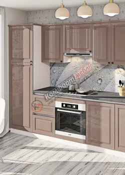 Модульная кухня 3,2 м прямая Лате Диамант Komfortmebli
