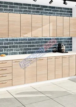 Готова кухня Комфорт Еко 4 м пряма Дуб натуральний