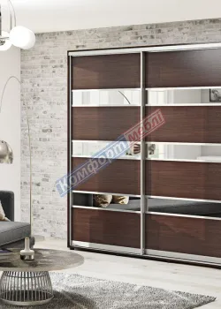 Шафа-купе 1,8 м Комфорт "Модель 4" 2 х дверна венге