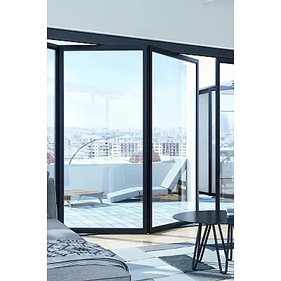 Алюминиевое окно Schuco AWS 75.SI с повышенной теплоизоляцией поворотно-откидное 1600*1800 мм-0