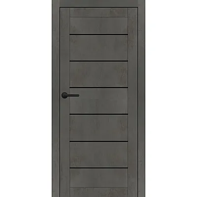 Міжкімнатні Двері SD-PVC-108 BLK Syndicate ПВХ плівка-2