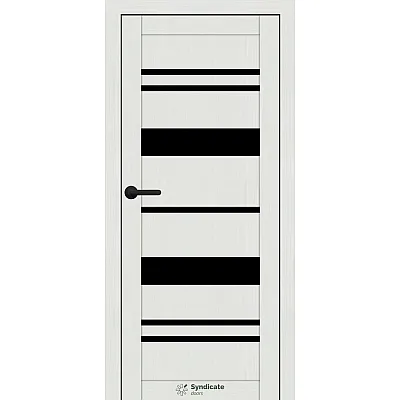 Міжкімнатні Двері SD-PVC-104 BLK Syndicate ПВХ плівка-3