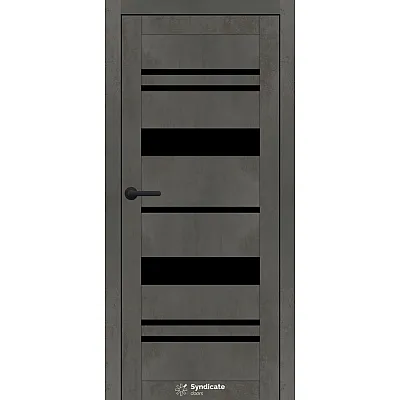 Міжкімнатні Двері SD-PVC-104 BLK Syndicate ПВХ плівка-4